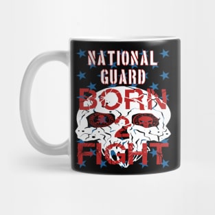 National Guard Born 2 Fight Mug